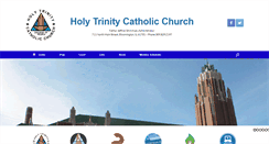 Desktop Screenshot of holytrinitybloomington.org